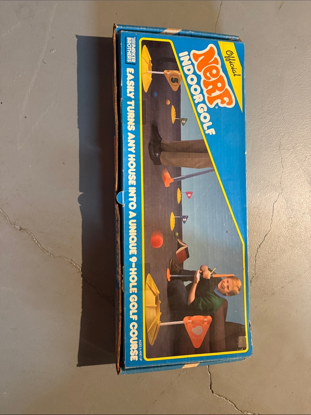 VINTAGE 1980s Nerf Indoor Golf Playset